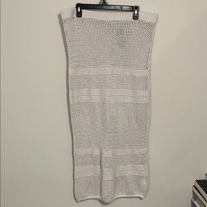 Maxi skirt swimsuit coverup